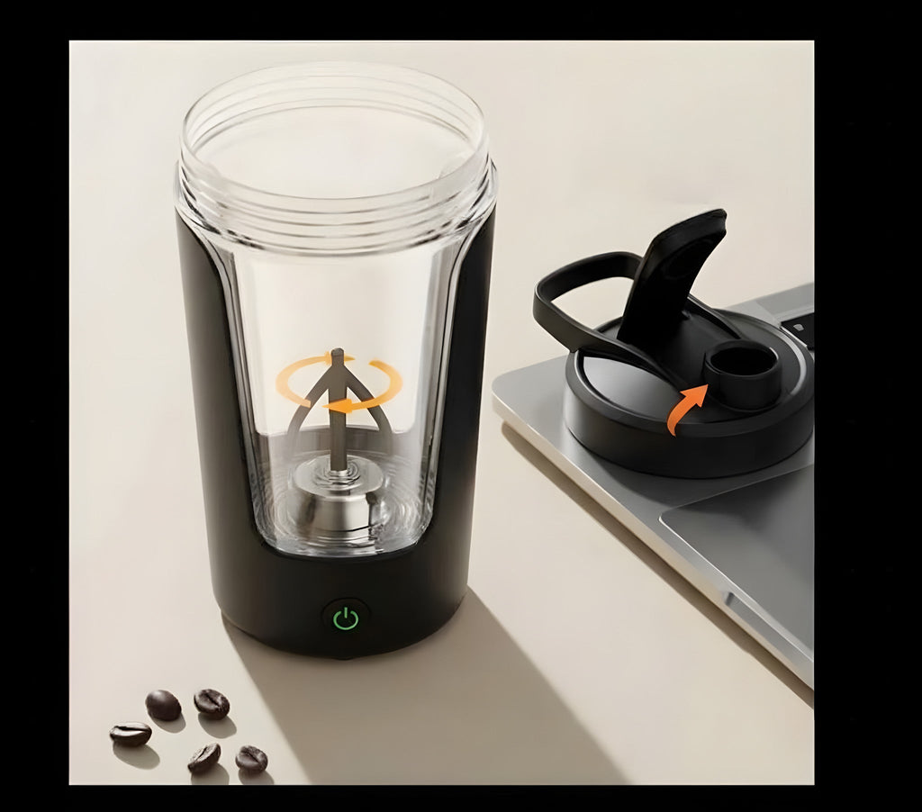 Tapa abatible del shaker eléctrico