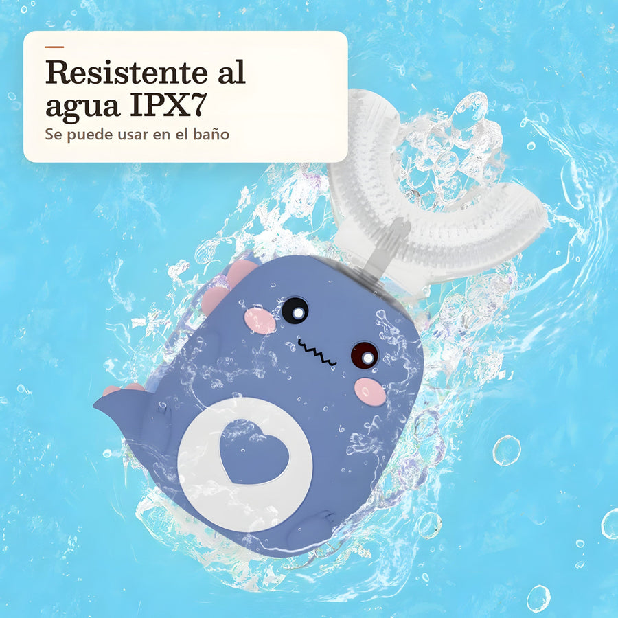 Spazzolino per bambini a U resistente all'acqua IPX7