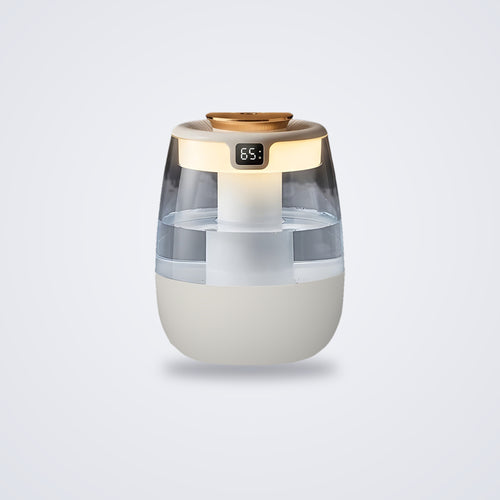 Humidificador de vapor frío de 1,3 L con pantalla digital y depósito transparente