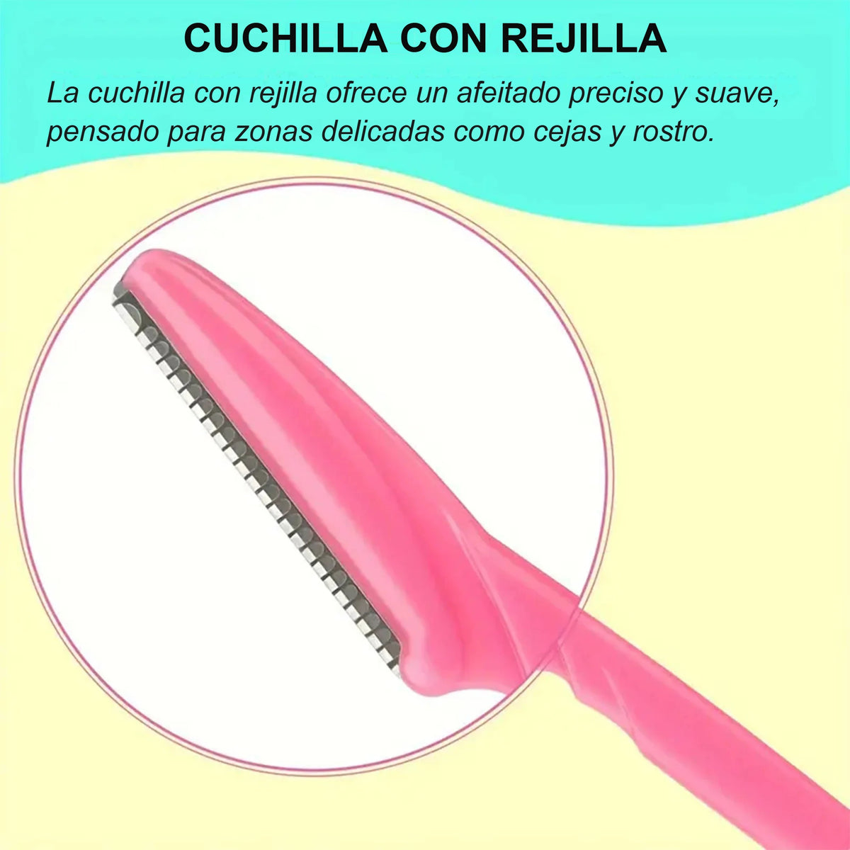 Detalle de la cuchilla con rejilla