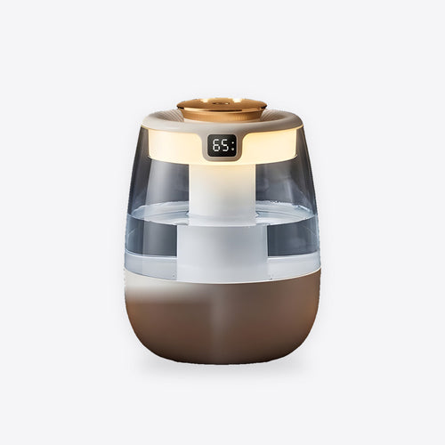Humidificador de vapor frío de 1,3 L con pantalla digital y depósito transparente