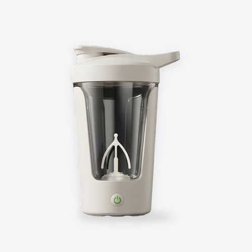 Shaker eléctrico blanco de 450 ml